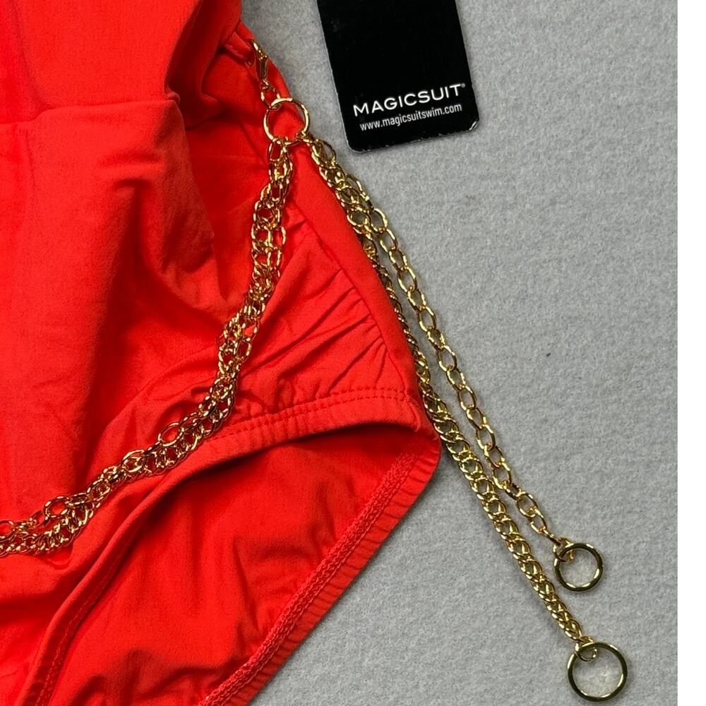 Magicsuit Women's Hyperlink Annette One-Piece Swimsuit - Persimmon 10 $182 - Picture 5 of 13
